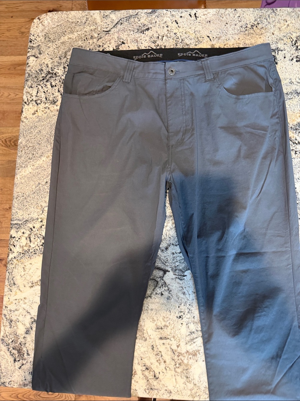 Eddie Bauer Men's Dark Gray Tech Pants